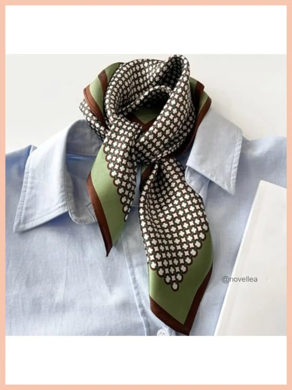 100% Mulberry Silk Square Scarf Fashion Neck Scarf